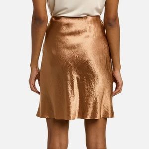 VINCE slip skirt mini